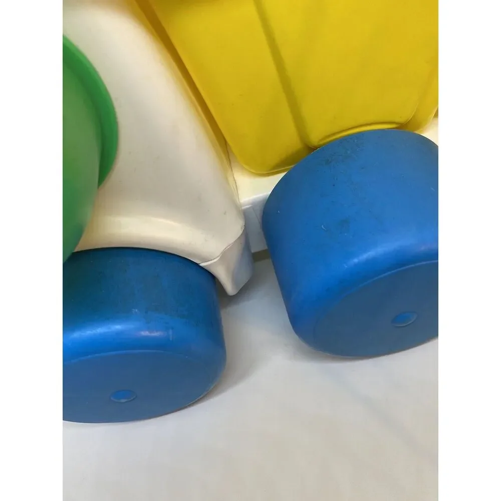 Playskool Toy Dump Truck Yellow Bed Kids Boys Girls Toddler Play vintage